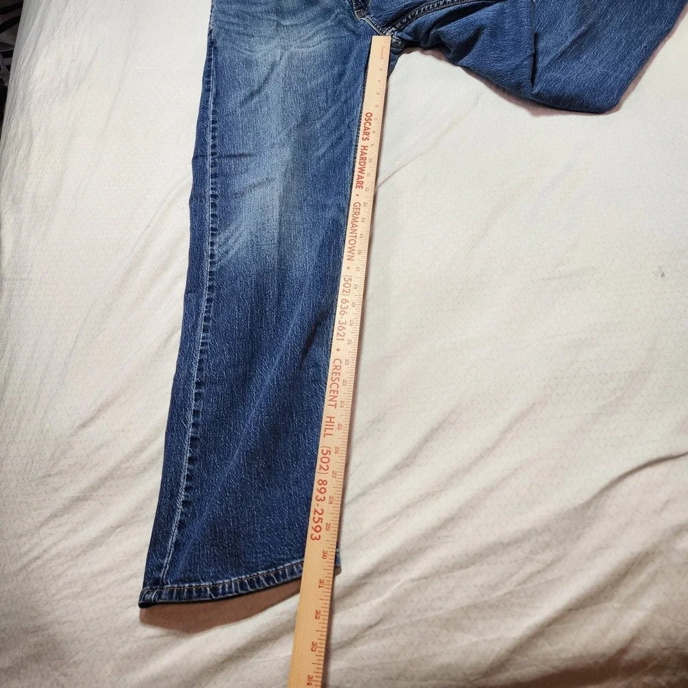 LEVI'S 505 REGULAR FIT STRAIGHT DENIM BLUE JEANS MENS SIZE 38X32